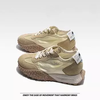 Кроссовки De Training, дышащие, сто спортивных, толстые, маленькие, Koochie Gump, кроссовки 34 жёлтый