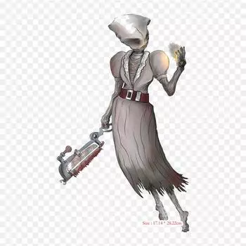 Dead By Daylight медсестра Майерс термопереносная печать виниловые нашивки наклейки для одежды DIY аппликации моющиеся нашивки