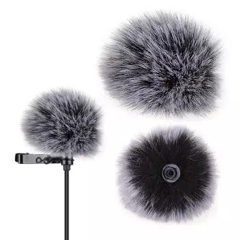 Ветрозащитный чехол для микрофона Dead Cat Furry Fur Windproof Muff Windscreen Cover For DJI MIC WindShield