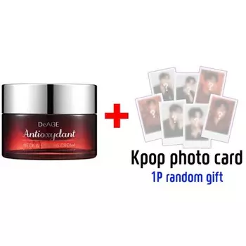 CHARMZONE Deage Антиоксидантный укрепляющий крем для шеи 50 мл + 1 случайная фотокарточка