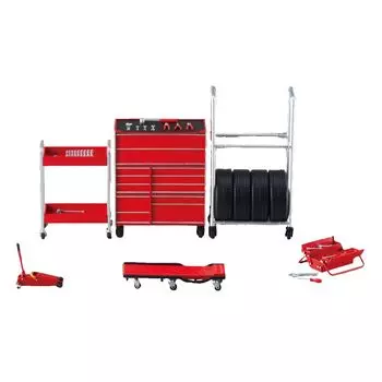 Deagostini Scale Garage Display Kit 1/8 (красный) красный