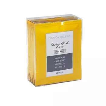 Dean and DeLuca Single Brew Coffee Early Bird Blend 5pcs