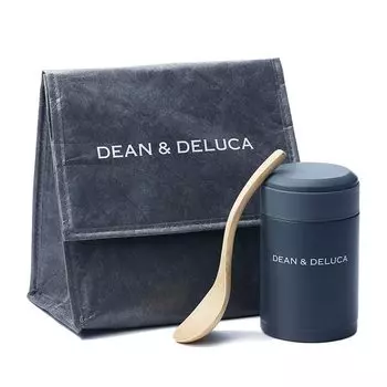 Dean and Deluca Soup Lunch Bag Charcoal Gray