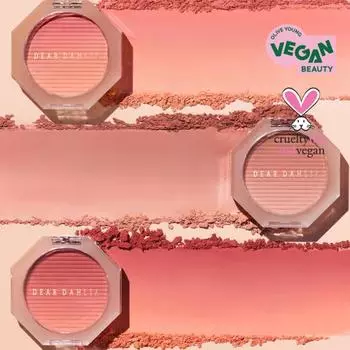Dear Dahlia Blooming Edition Paradise Soft Dream Blush 5г,корейская косметика, КПОП Pleasure