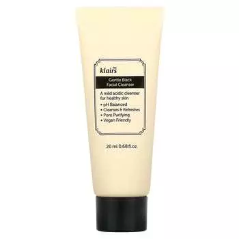 Dear, Klairs, Gentle Black Facial Cleanser, 0.68 fl oz (20 ml)