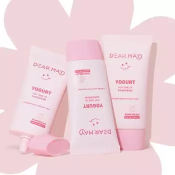 Dearmay Yogurt Pop Tone-Up Солнцезащитный крем 50 мл SPF50+PA++++ (3 варианта) 1PCS