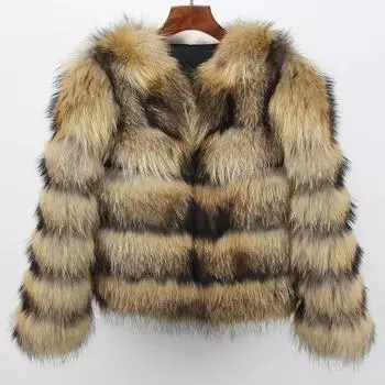 DEBAIFUR 2024, осенне-зимняя классическая шуба, женская куртка из натурального лисьего меха, цельная утолщенная теплая повседневная одежда XL белый