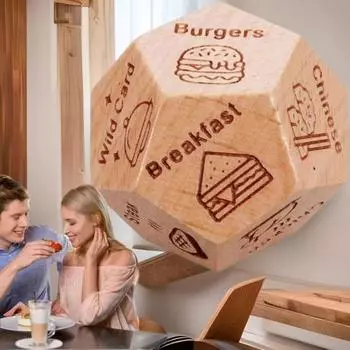 Decision Make Food Decision Dice Games Board Game Date Night Dice Valentines Day 1 set