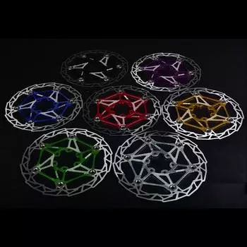 DECKAS Ultralight Colors Floatings Dish Mountain Brake Disc Six Pins Disc 160 мм велосипедная тормозная колодка красный