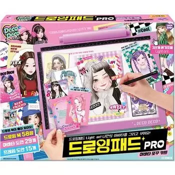 Deco Deco Drawing Pad PRO Avatar Poke Kit, корейские игрушки для ванной