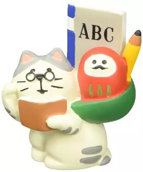 DECOLE concombre Concombre Lucky Cat Lucky Cat Academic Achievement Miniature Good Luck Lucky Lucky Cat Good Luck Goods to Decorate All Year Round Cat