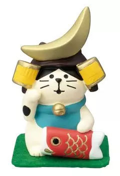 Decole Lucky Cat Carp Streamer 35 x 30 x H56mm Boy s Approx. ZTS-62361T