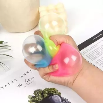 Decompression ball Kids Toys Gifts Adult decompression toy Adult Gifts Toy Kids Gifts Decompression toy Accessory A жёлтый
