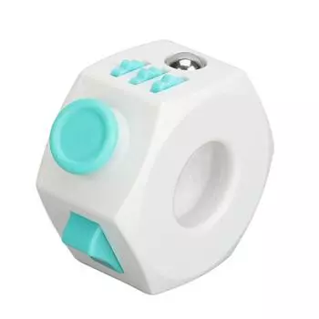 Decompression Ring Sensory Toy Anxiety Relief Relaxing Rotating Stress Relieve Ring Toy for Daily зелёный