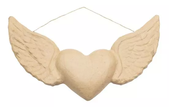 Decopatch Paper Mache Wall French Craft Decoration Decor, Heart, (dp-ac928)