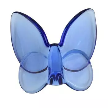 Decor Butterfly Ornament 1pcs Vibrantly 6.5*8*3cm Anti-Aging Anti-Extrusion Anti-Fall Decoration Home Lucky Flower синий