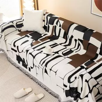 Decoracin hogar Чехлы для диванов из синели, ткань, одеяло для дивана, полное покрытие, универсальный чехол для полотенец, пыленепроницаемый чехол для диванной подушки 180X130