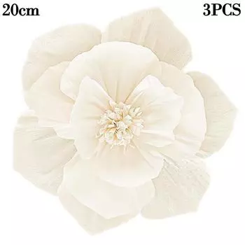 Decoration DIY Background Crepe Paper Flower Wall Kindergarten Flower Three-Dimensional Flower 20cm-5