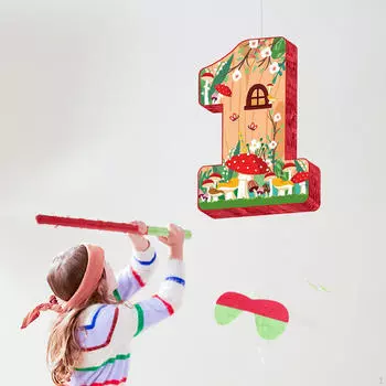 Decoration Holder Creative Pattern with Pole, Eye Party Favor for Girls Festive Kids Celebration