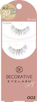 Decorative Eyelash 4 pairs of upper false SE43541 Decorative False Eyelashes False Eyelashes Tsukema Eyelash 002 (Contains eyelashes)