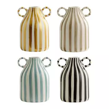 Decorative Flower Vase Table Centerpieces Plants Flower Container Porcelain Vase for Balcony Bedroom Party Living Room Entrance чёрный