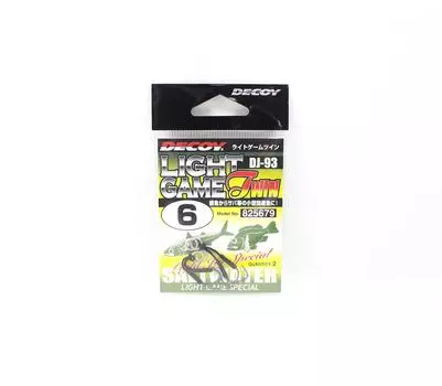 Decoy DJ-93 Light Game Двойные вспомогательные крючки, размер 6 (5679)