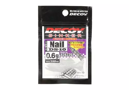 Decoy DS-10 Размер гвоздя с грузилом 0,6 грамма (8229)