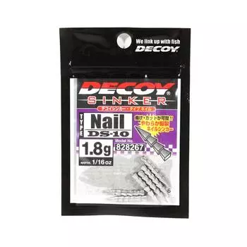 Decoy DS-10 Размер гвоздя с грузилом 1,8 грамма (8267)