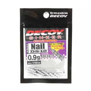 Decoy DS-10 Размер гвоздя с грузилом 0,9 грамма (8236)