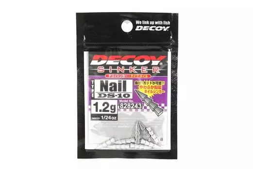 Decoy DS-10 Тип грузила Размер гвоздя 1,2 грамма (8243)