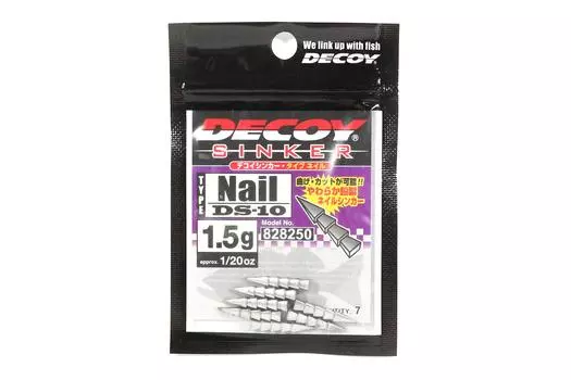 Decoy DS-10 Тип грузила Размер гвоздя 1,5 грамма (8250)