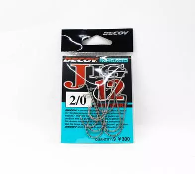 Decoy Jig-12 Крючки для ловкости проволоки Размер 2/0 (5565)