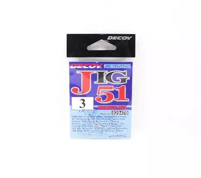 Decoy Jig-51 Крючок Limerick Fine Jig, размер 3 (9479)