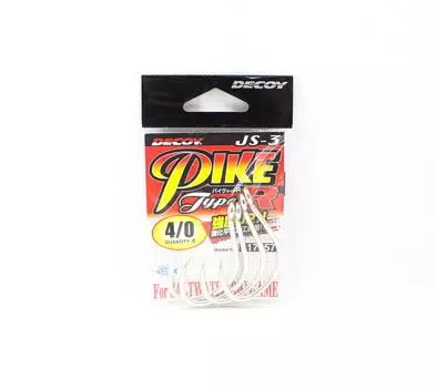 Decoy JS-3 на джиговую ловлю одиночной щуки, тип R, размер 4/0 (7957)