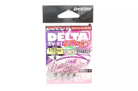 Decoy SV-51 Jig Head Delta Magic Size 8 , 1/20 oz (1138)