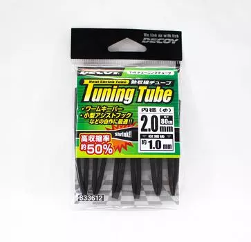 Decoy T-4 Термоусадочная трубка черная, размер 2,0 мм (3612)