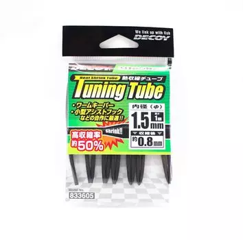 Decoy T-4 Термоусадочная трубка черная, размер 1,5 мм (3605)