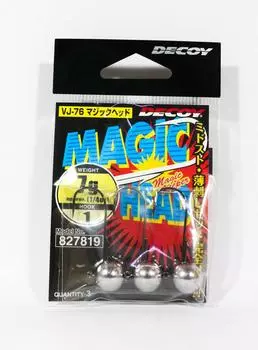 Decoy VJ-76 Jig Head Magic Head Hook Size 1 , 7 grams (7819)