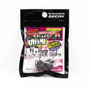 Decoy VJ-78 Бомба-переключатель с джиг-головкой, размер 3/0, 11 грамм (3384)