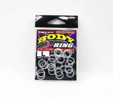 Decoy WH-03 Кольцо тела червя Кремний 8 мм Внутренний диаметр Размер L (3179)