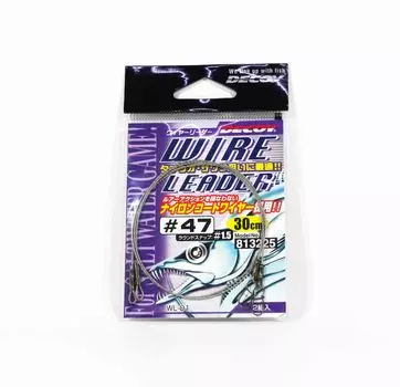 Decoy WL-01 Поводок для проволоки с нейлоновым покрытием, 47–30 см, размер 1,5, защелка (3225)