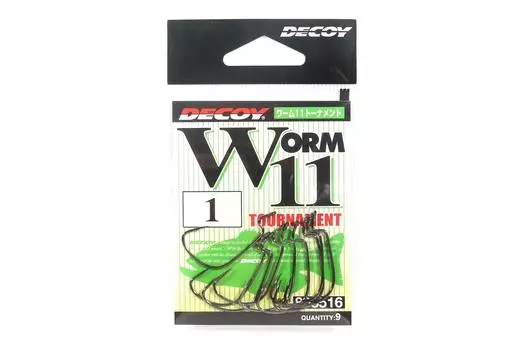 Decoy Worm 11 Крючок Tournament Worm, размер 1 (3516)