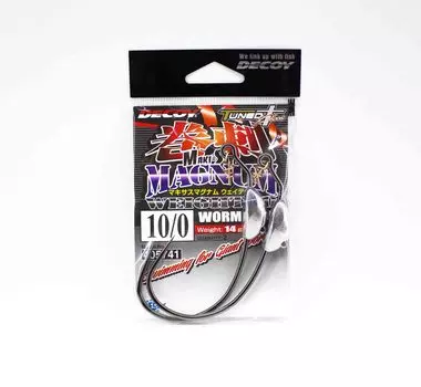Decoy Worm 130M Maki Sasu Magnum Крючок с утяжелителем 14 грамм Размер 10/0 (5741)