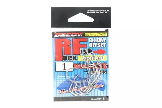 Decoy Worm 13S Rock Fish Ltd Сверхпрочные крючки-червяки, размер 1 (4505)