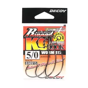 Decoy Worm 417 Крючки с кольцом, кг, размер 5/0 (8915)