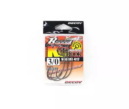 Decoy Worm 417 Крючки с кольцом, кг, размер 3/0 (8892)