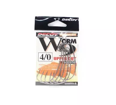 Decoy Worm 9 Крючки для червей с верхним вырезом, размер 4/0 (2076)