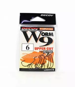 Decoy Worm 9 Крючки для червей с верхним вырезом, размер 6 (1994)