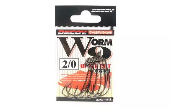 Decoy Worm 9 Крючки для червей с верхним вырезом, размер 2/0 (2052)