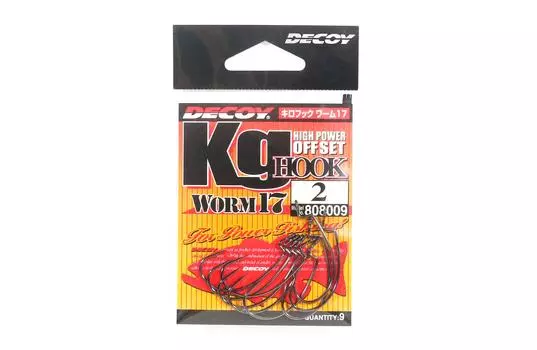 Decoy Worm, мощные крючки со смещением, 17 кг, размер 2 (8009)